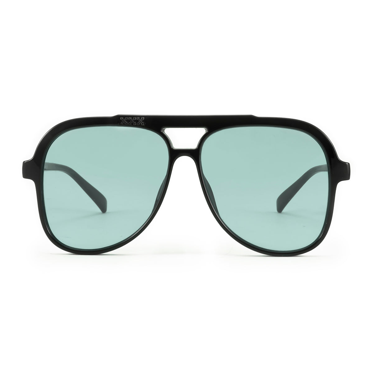 ÓCULOS DE SOL Triple XXX - Preto Brilhante - Lente Turquesa