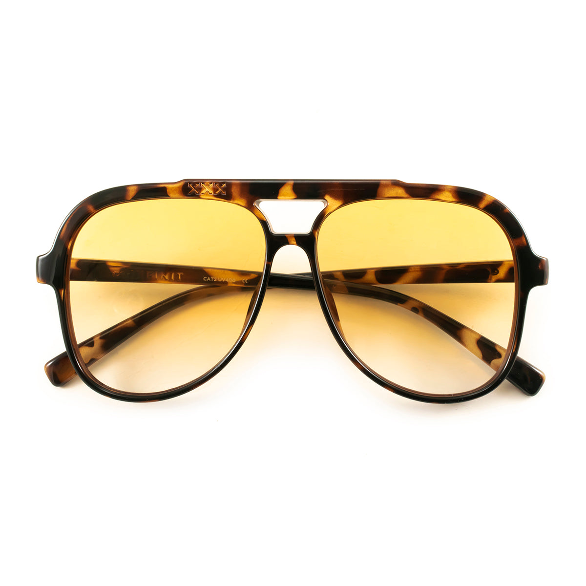 ÓCULOS DE SOL Triple XXX - Tartaruga - Lente Degradada Laranja