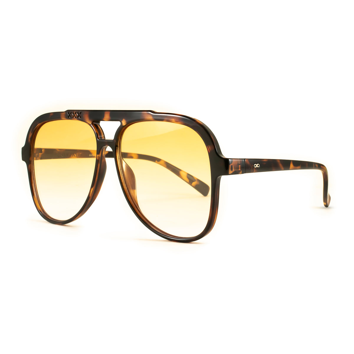 ÓCULOS DE SOL Triple XXX - Tartaruga - Lente Degradada Laranja