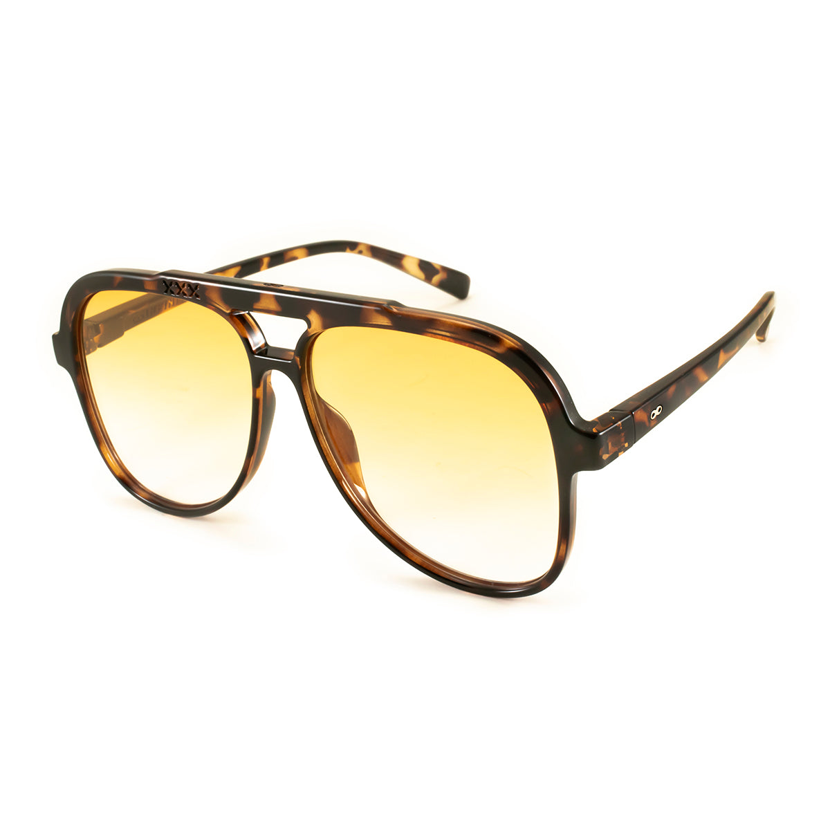 ÓCULOS DE SOL Triple XXX - Tartaruga - Lente Degradada Laranja