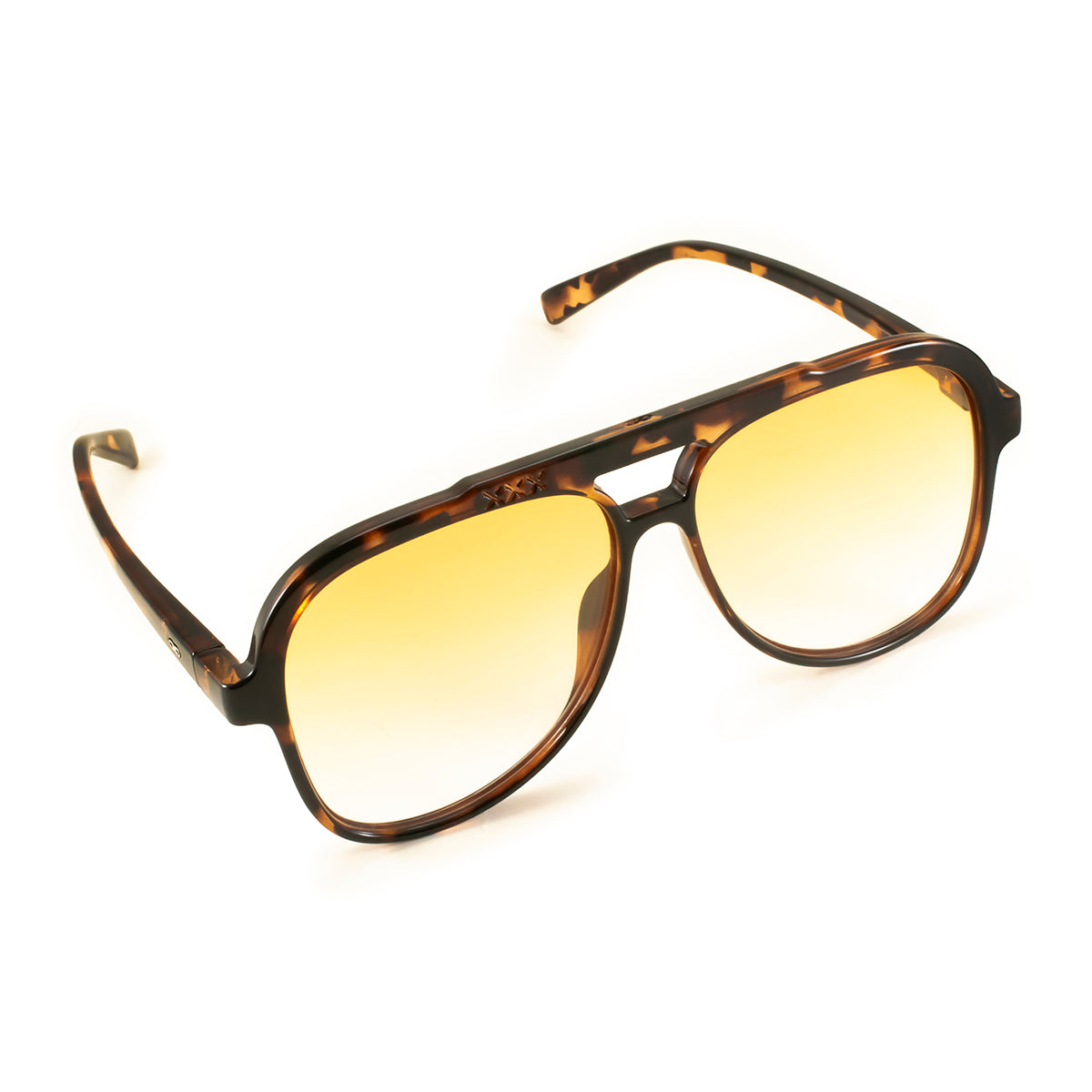 ÓCULOS DE SOL Triple XXX - Tartaruga - Lente Degradada Laranja
