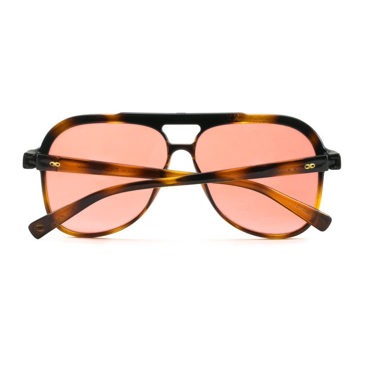 Óculos de Sol Triple Xxx - Havana - Lente Rosa