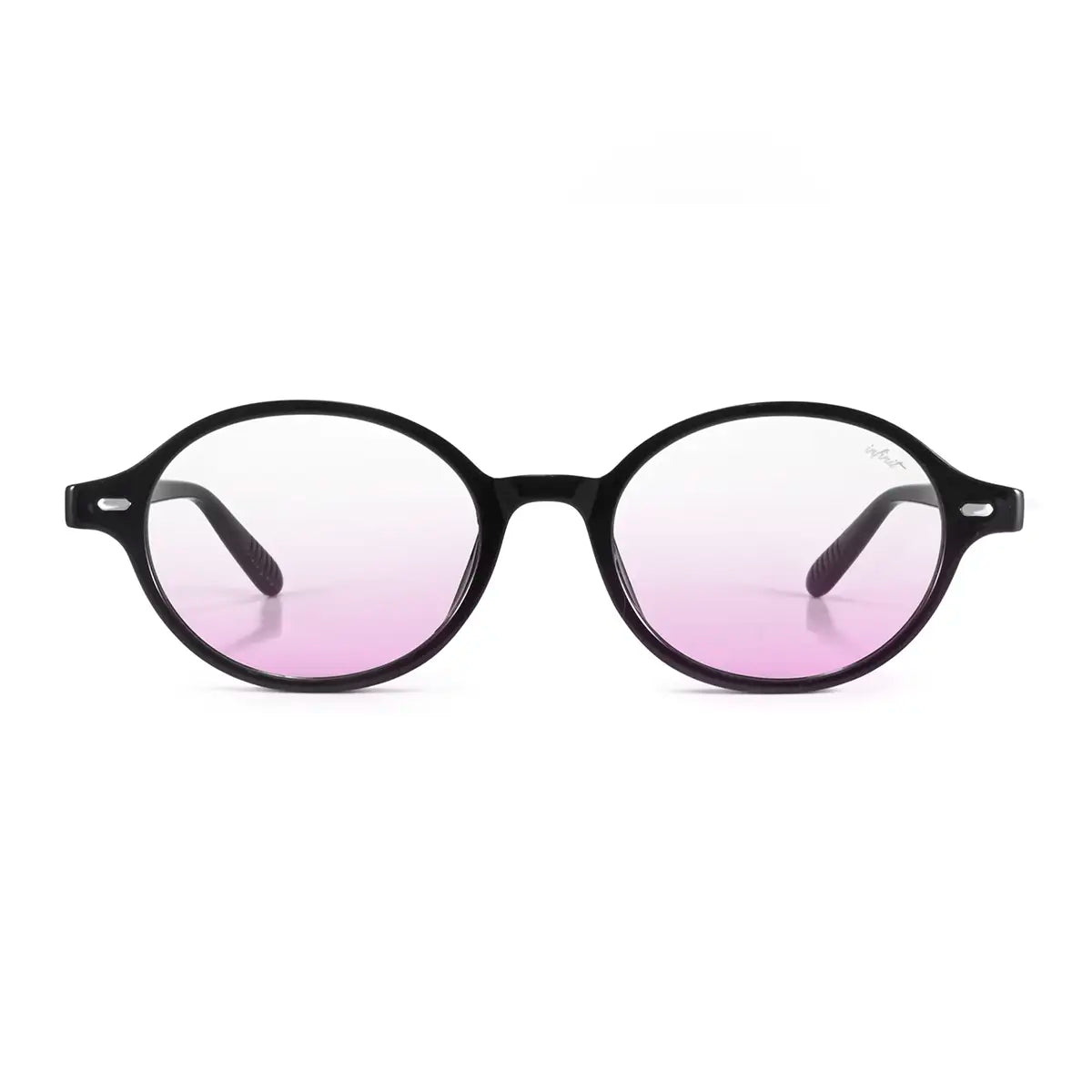 ÓCULOS DE SOL Vizu - Preto Brilhante - Lente Rosa