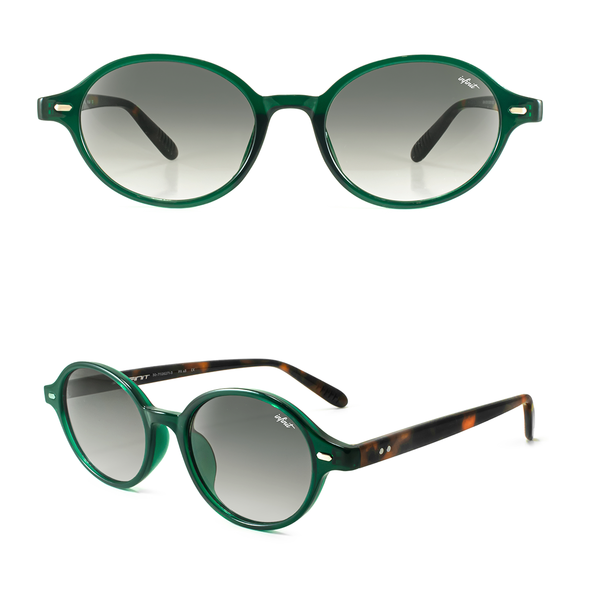 ÓCULOS DE SOL Vizu - Verde Havano - Lente Cinza Degradada