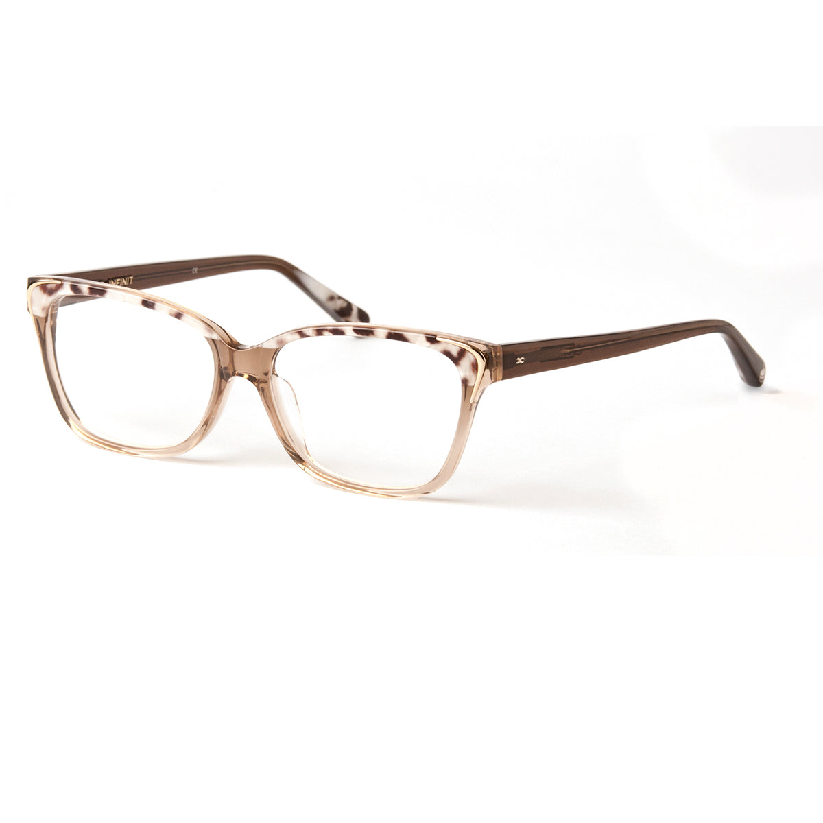 ÓCULOS DE GRAU LA PATISSIERE - Marrom Branco Leopardo
